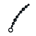 Большая чёрная анальная цепочка Joy Division Joyballs Anal Wave 15791 (29,8 см)