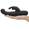 Чёрный вибратор Happy Rabbit Slimline G-Spot Rechargeable Rabbit Vibrator 73132 (24,1 см)