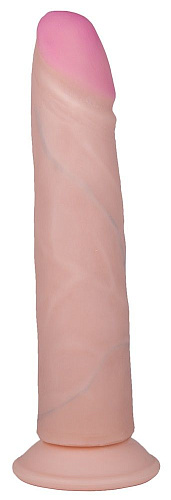 Телесный фаллоимитатор без мошонки LOVETOY (А-Полимер) HUMAN STYLE 7,7 618506 (19,5 см)