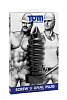 Анальная пробка с ребрами в чёрном цвете XR Brands Tom of Finland TF1372 (20 см)