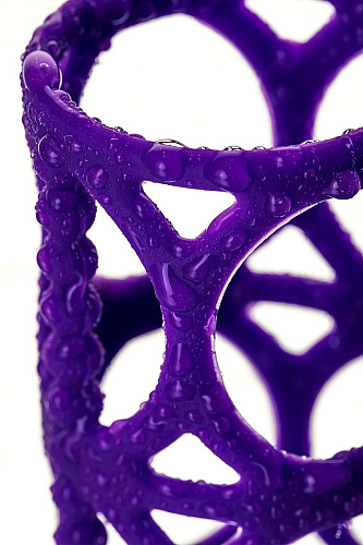 Фиолетовая насадка-сетка на член A-toys 768003