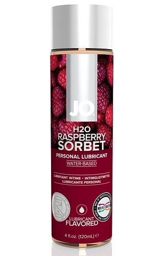 Лубрикант на водной основе с ароматом малины System JO Flavored Raspberry Sorbet JO40117 (120 мл)