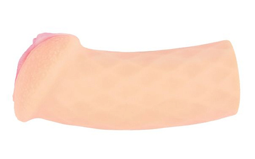 Мастурбатор-вагина телесного цвета с двойным слоем материала KOKOS Elegance M01-03-007D