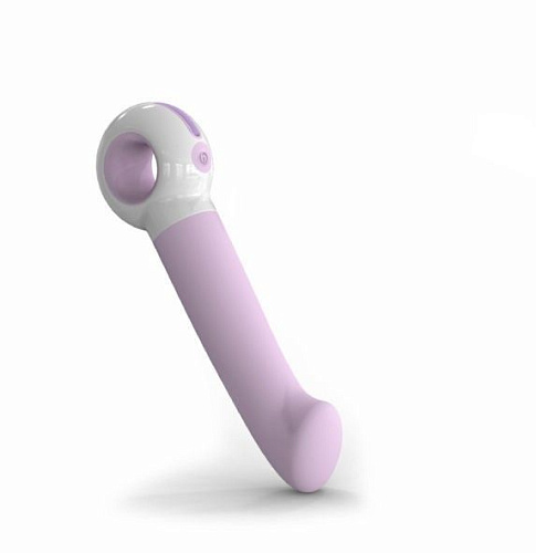 Розово-белый водонепроницаемый вибратор для G-стимуляции Odeco O-zone OD-6002GS PINK/WHITE (18 см)