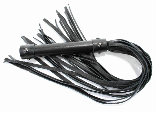 Чёрная длинная плеть с шипами БДСМ арсенал 54043ars (55 см)
