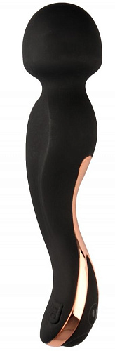 Чёрный вибростимулятор с круглой головкой Сумерки богов 1010-03 BX DD