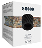 Чёрное эрекционное кольцо Shots Media BV SONO №40 SON040BLK
