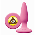 Розовая силиконовая пробка NS Novelties Emoji SHT NSN-0511-04 (8,6 см)
