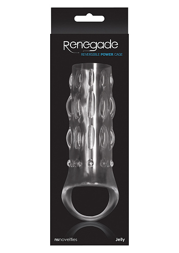 Прозрачная насадка на пенис NS Novelties Renegade Reversible Power Cage NSN-1115-21