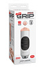 Светло-серый мастурбатор-вагина Pipedream Extreme Toyz Mega Grip Vibrating Stroker Mouth RD292