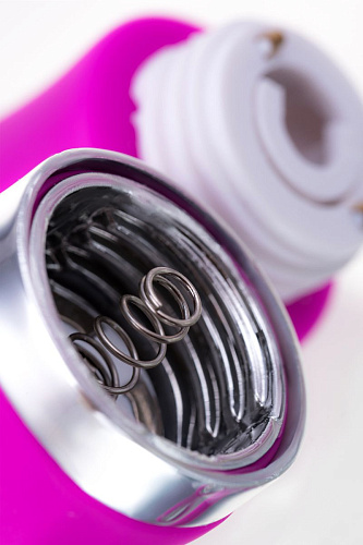 Лиловый вибратор с клиторальным стимулятором JOS JOLY 783005 (19,6 см)