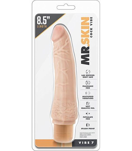 Телесный вибратор Blush Novelties Cock Vibe 7 BL-11323 (21,6 см)