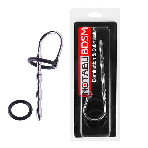 Металлический винтообразный уретральный стимулятор Bior toys NTU-80400