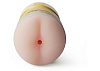 Золотистый мастурбатор-анус с вибрацией Topco Sales Vulcan Love Skin Masturbator Ripe Anus Vibe 1600147