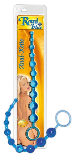Голубые анальные бусы Orion Royal blue 0512800