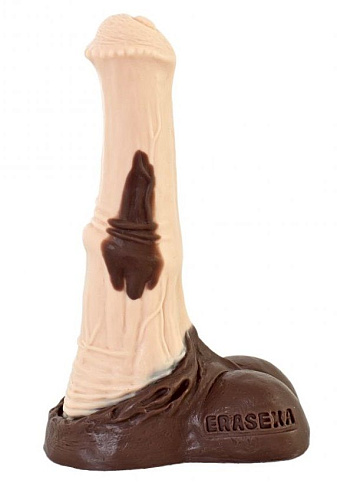 Коричнево-бежевый малый фаллос жеребца Erasexa «Коди» zoo1