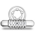Прозрачное эрекционное виброкольцо Blush Novelties Vibrating Super Clitifier BL-90912