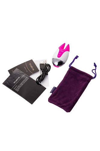 Бело-рзовый вибратор для стимуляции клитора Nalone FiFi VS-VR40