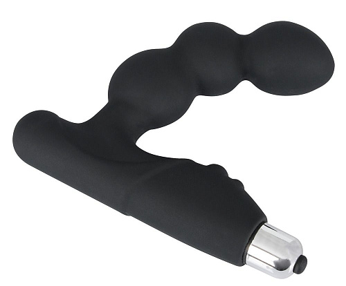 Стимулятор простаты с вибрацией чёрного цвета Orion Rebel Bead-shaped Prostate Stimulator 05873460000