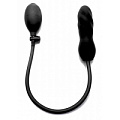Чёрный анальный фаллоимитатор с грушей Shots Media BV OUCH! OU088BLK (16 см)