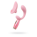 Розовый вибратор с двумя сменными насадками Le Stelle PERKS SERIES EX-3 LS12209