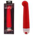 Красный вибромассажёр с загнутой головкой Hustler Hit The Spot Red H25112-11015 (20,5 см)