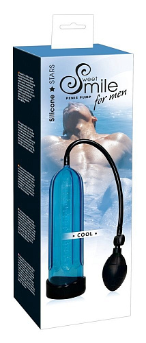 Чёрно-голубая вакуумная помпа Orion 0503894 (24 cм)