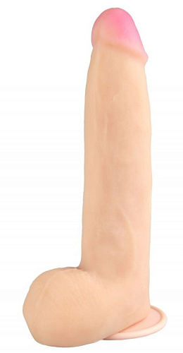 Телесный реалистичный фаллоимитатор Сумерки богов Flex Fix Sistem №81 3205-81 BX DD (20,5 см)