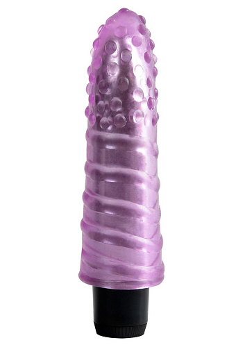 Фиолетовый вибратор Pipedream Jelly Gems №5 PD1455-12 (15,2 см)