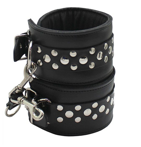 Чёрные поножи на мягкой подкладке Подиум Р254