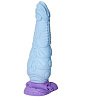 Нежно-голубой фантазийный фаллоимитатор Erasexa «Снежный дракон» zoo30 (28,5 см)