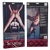 Обтянутый атласом фиксатор для ног с крепелениями Scandal Spreader Bar California Exotic Novelties SE-2712-70-3