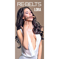 Коричневый кляп-трензель с металлическими кольцами Rebelts Lora 7744-02rebelts
