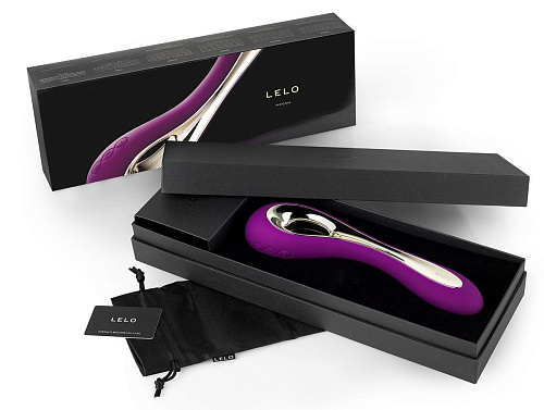 Лиловый вибратор Lelo Isla Deep Rose LEL1556 (22 см)