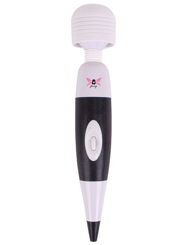 Бело-чёрный, работающий от USB вибромассажёр Pixey Black Edition 122-F2100