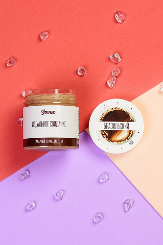 Скраб для тела ToyFa «Бразильский» с ароматом кофе 722302