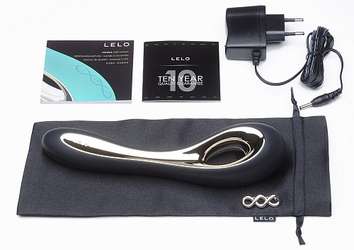 Чёрный вибратор Lelo Isla Black LEL1563 (22 см)