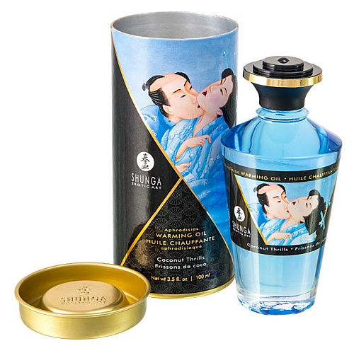 Массажное интимное масло с ароматом кокоса Shunga 2210 (100 мл)