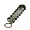 Дымчатая стимулирующая насадка с закрытой головкой NMC SAMURAIPENIS SLEEVE BLACK 170121 (14,5 см)