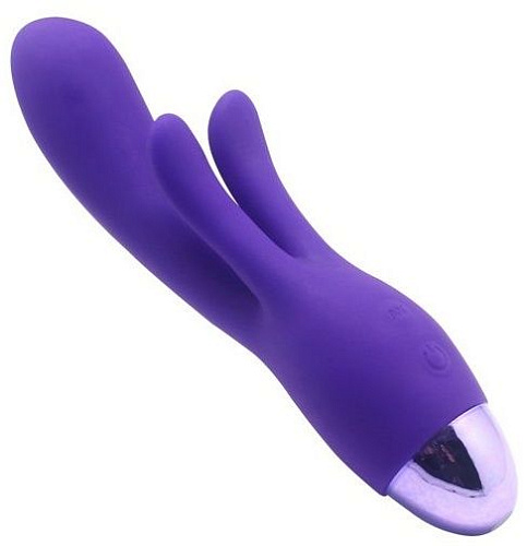 Фиолетовый вибратор Howells INDULGENCE Rechargeable Frolic Bunny 174216pur (18,7 см)