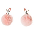 Зажимы на соски с розовыми меховыми шариками Lola toys Angelic 1140-02lola