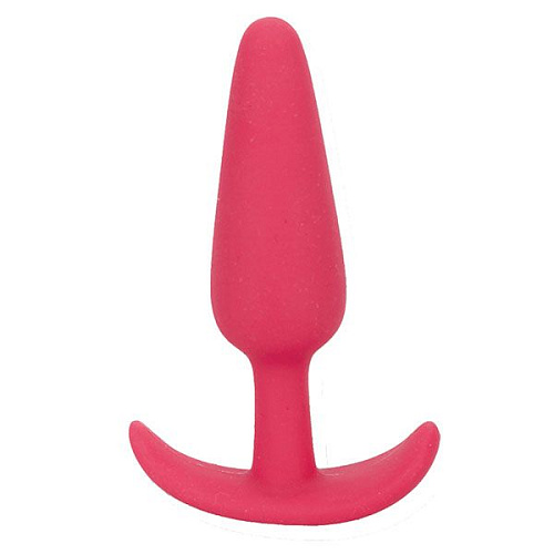 Розовая анальная пробка из силикона NMC SMILING BUTT PLUG 111533 (8,9 см)