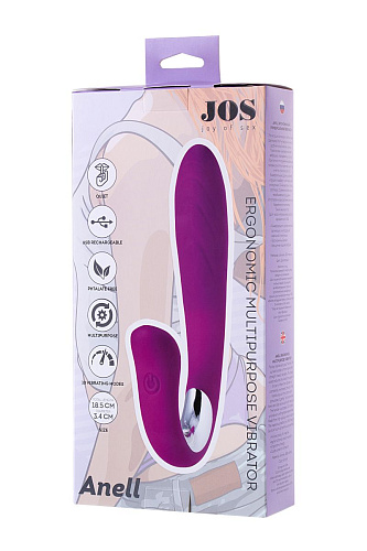 Фиолетовый универсальный вибратор JOS ANELL 783006 (18,5 см)