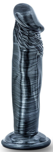 Чёрный фаллоимитатор без мошонки с присоской Blush Novelties Ebony 6 Inch Dildo BL-14625 (15 см)