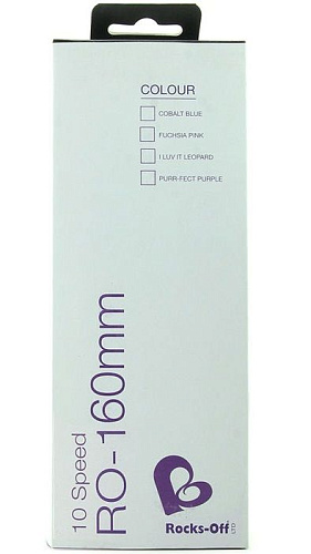 Ярко-розовый вибратор Rocks-Off RO-160 10RO160PK (16 см)