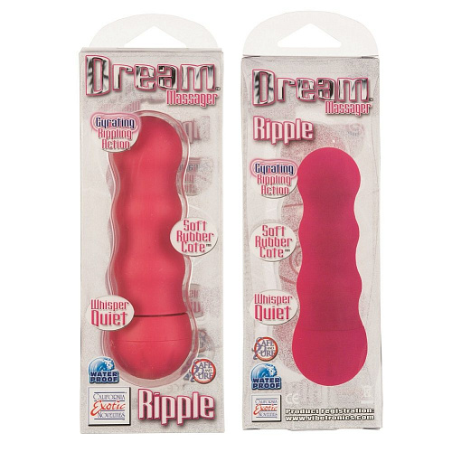 Розовый вибромассажёр California Exotic Novelties Dream Massagers Ripple Vibes SE-2096-40-3 (11 см)