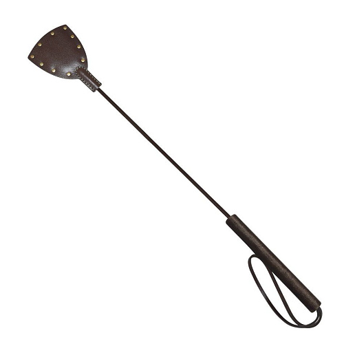 Коричневый стек с петлёй и клёпками Sitabella «Готика» 3341-8bk (67 см)