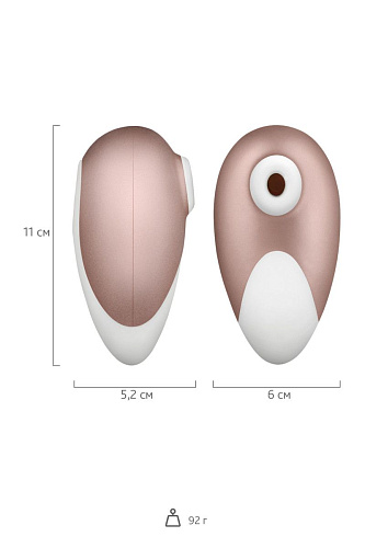 Бронзовый вакуумный массажер для клитора Satisfyer Pro Deluxe Next Generation J2018-3-P