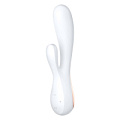 Белый вибратор-кролик с управлением через приложение Satisfyer Mono Flex J2018-87-2 (20,4 см)