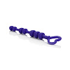 Анальная цепочка фиолетового цвета California Exotic Novelties Lia Love Beads SE-4560-03-3